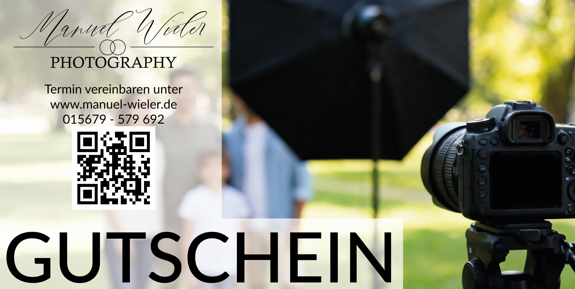 Gutschein - 30 Minuten Fotoshooting